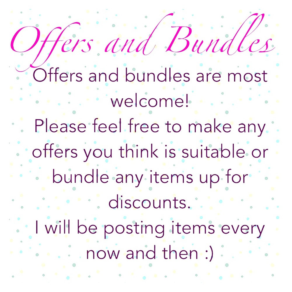 Offers and bundles are welcome 🙂